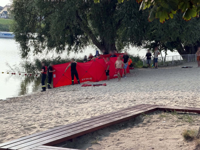 Tragedia nad jeziorem w Śremie. 38-latek utonął po wejściu do wody