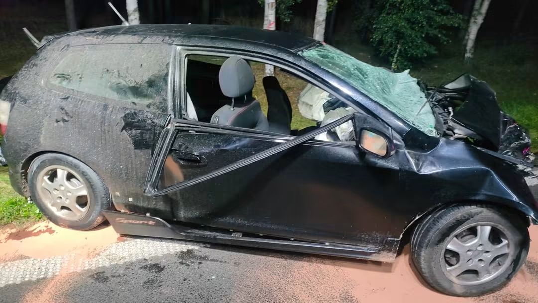 Tragiczny wypadek pod Lesznem. Nie żyje 18-latka