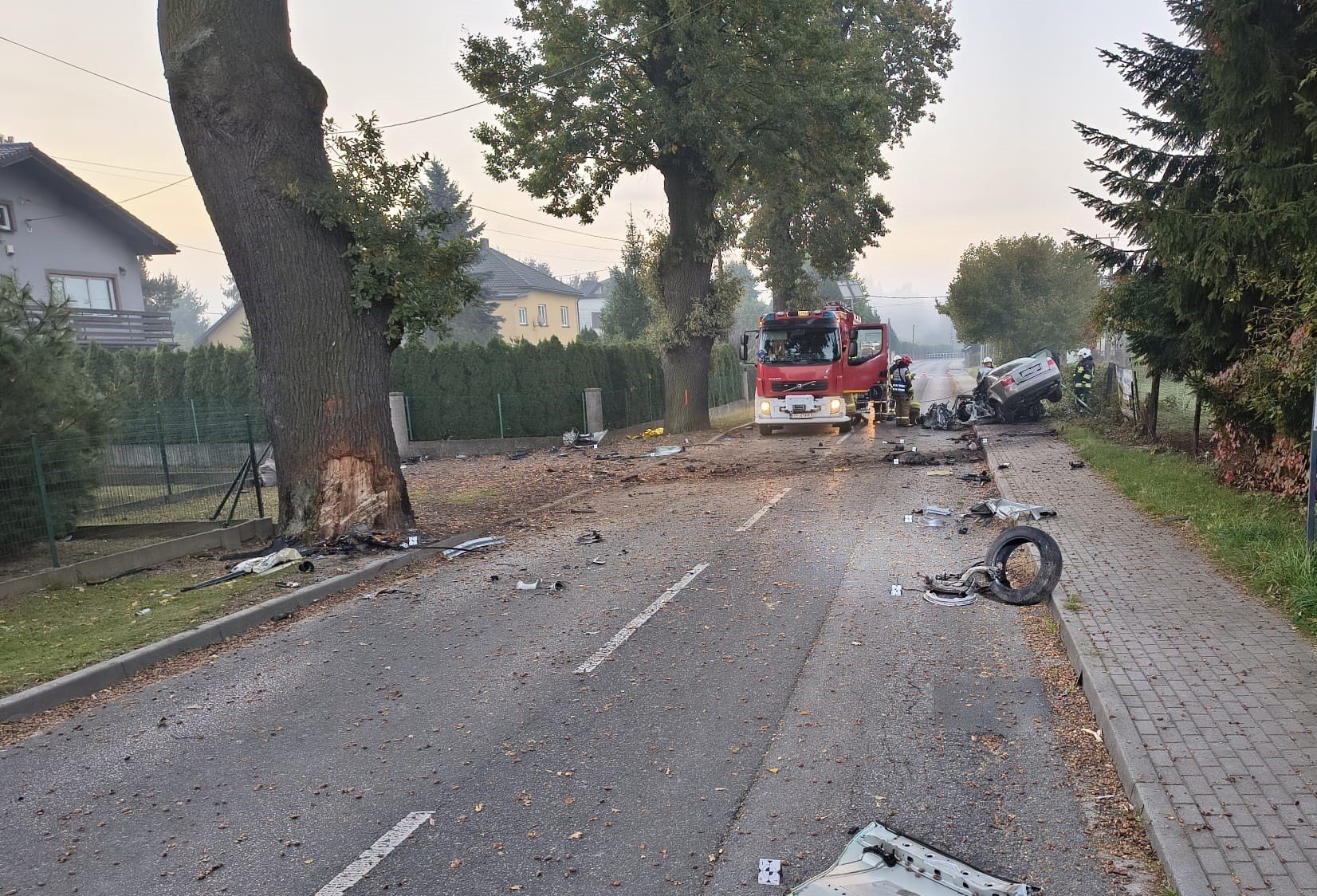 Tragiczny wypadek pod Oświęcimiem. 20-latek nie żyje